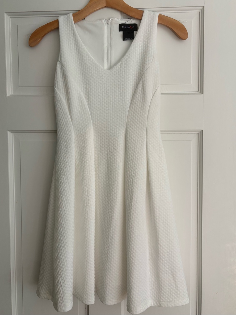 Teeze Me White Skater Dress 0